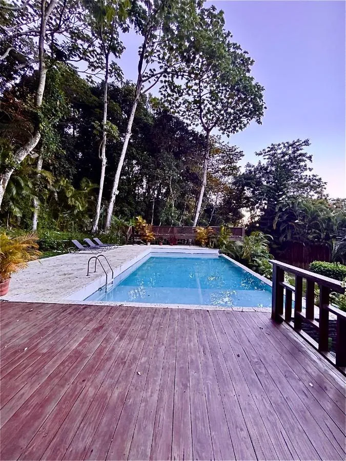 The complex’s shared pool
